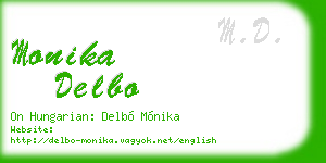 monika delbo business card
